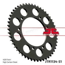 JT Steel Rear Sprocket to fit Motor Hispania 125 Duna End /SM / Trail 2009-2010