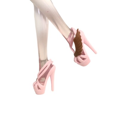 Ever After High Doll Glass Slipper Shop Pink Gold Winged Shoes
