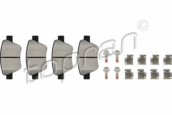 Plaquettes de frein arrière 5K0698451C anti-sifflement pour Altea et Beetle
