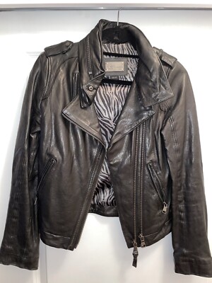 Mackage Black Leather Jacket