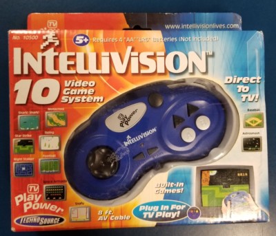 Intellivision 10 Game Video Game System Direct to TV New Open Box Techno Source