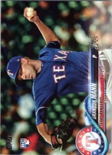 2018 Topps Update #US208 Brandon Mann RC Texas Rangers