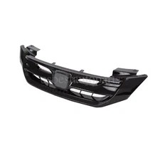 Gloss Black JDM Mod Style Front Bumper Grille Grill For 2013 14 15 Honda Accord
