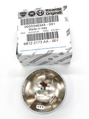 Genuine Alfa Romeo Giulietta 6-Speed Gear Knob Cover – Satin Silver Finish – OEM 55346345