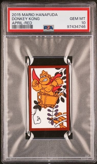 PSA 10 MARIO HANAFUDA DONKEY KONG APRIL RED 2015 GEM MINT