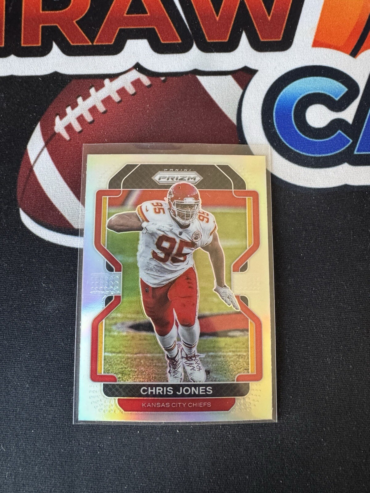 2021 Panini Prizm #192 Chris Jones Silver Card Kansas City Chiefs