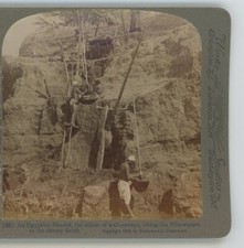 Egyptian Shaduf Well Sweep Nile Egypt Underwood Stereoview