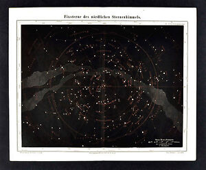 Northern Sky Star Chart