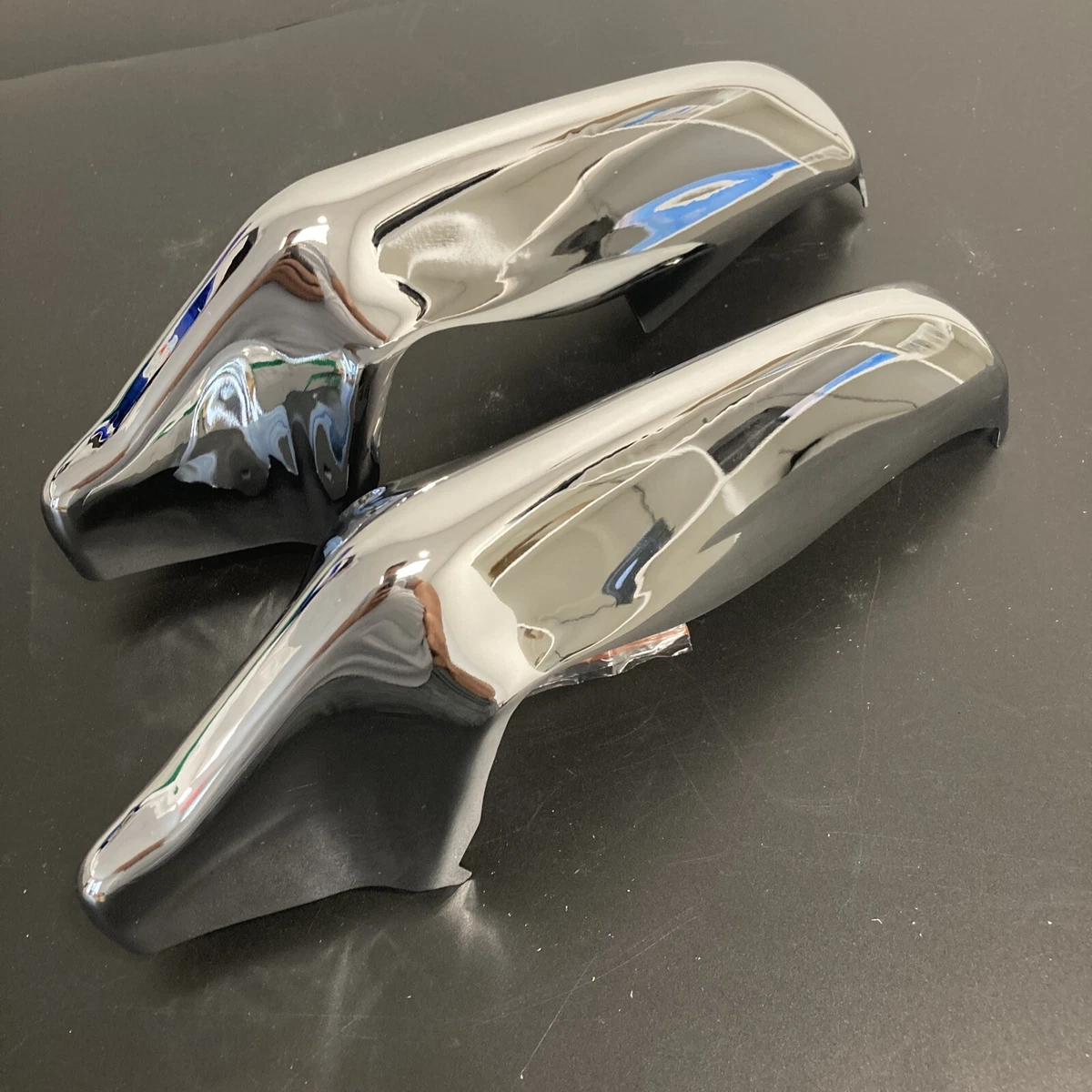 1963 63 Chevy Chevrolet Impala Belair Hood & Trunk Chrome Emblem Assemblies - Foto 8