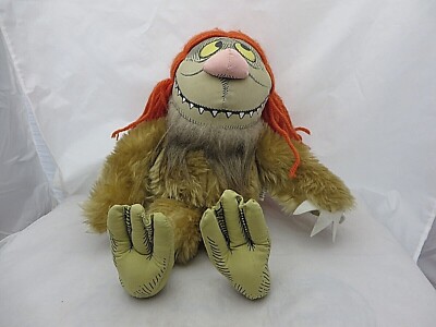 Vtg Where the Wild Things Are Sipi 13'' Plush Stuffed Toy Maurice Sendak 1980s