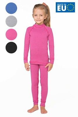 Ski Thermo-Unterwäsche-Set Jungen Mädchen Funktionsunterwäsche Skiunterwäsche 