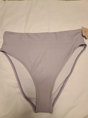NWT INDIGO SKY BY MAURICES Pale Lilac High-waisted Bikini Bottom; Size XXL 