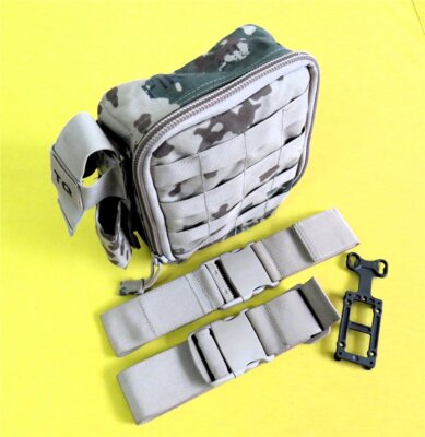 Orig BW Erste Hilfe Tasche Koppel- & Beinbefestigung Tourniquet Halter SanTasche