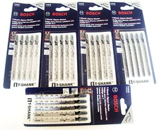 25 BOSCH T-SHANK JIG SAW BLADE SWISS MADE JIGSAW 5-6TPI PROGRESSIVE T101D