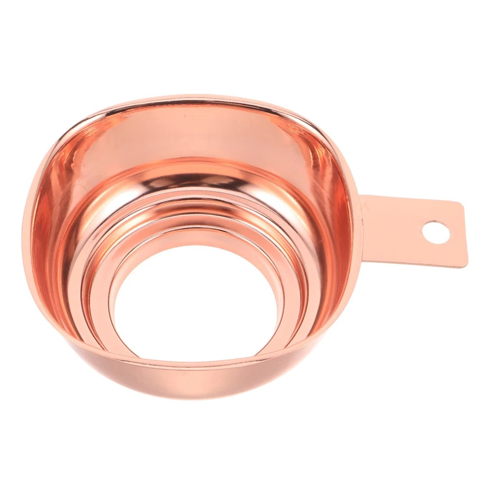  Embudo de acero inoxidable para enlatar embudos de alimentos de metal botellas de llenado Foto 2 de 4