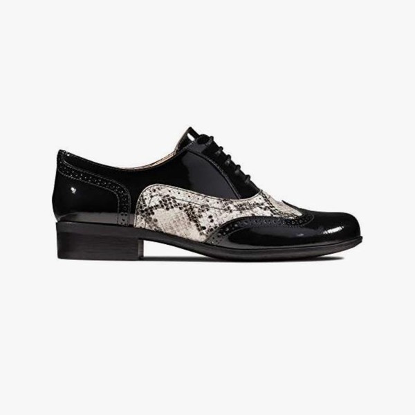Women Clarks Oxfords Black 38.5