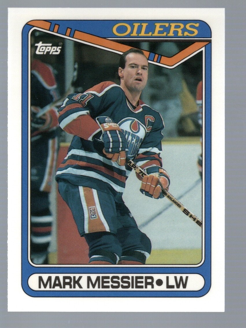 Mark Messier 1990 Topps Tiffany #130