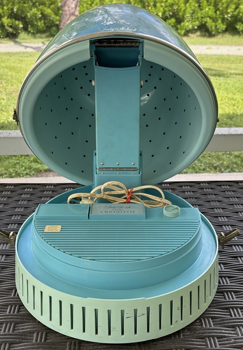 1969” Lady Schick Capri Consolette Portable Hair Dryer Model 315