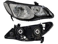 2005-2012 Honda Civic 4D Sedan Headlight Right RH Halogen With Electric Motor 