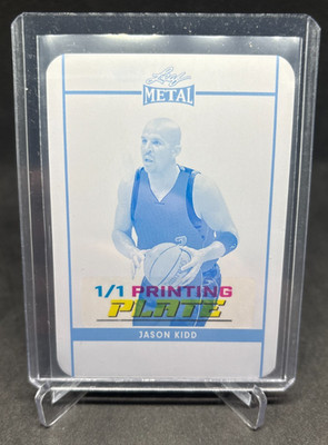 2024 Leaf Collective Multi-Sport Metal JASON KIDD Cyan Printing Plate 1/1