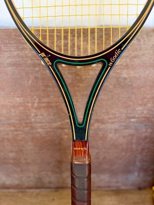 vintage Prince Woodie Graphiteテニスラケット Vintage 1980 Prince Woodie Tennis Racquet 4-3/8 Grip Graphite Ash