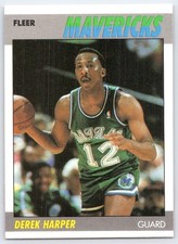 1987-88 Fleer #48 Derek Harper Dallas Mavericks
