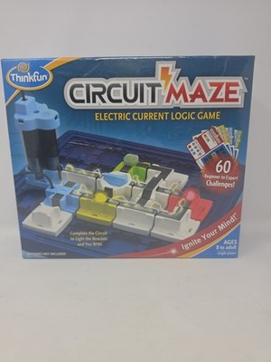 Circuit Maze Electric Current Logic Game STEM by Thinkfun Complete Tested