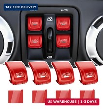 Metal Window Switch Button Cover for Jeep Wrangler JK