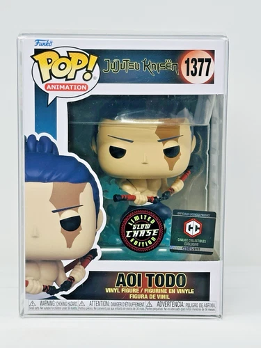 Funko Pop! Jujutsu Kaisen: Aoi Todo #1377 GITD CHASE with Protector - Read