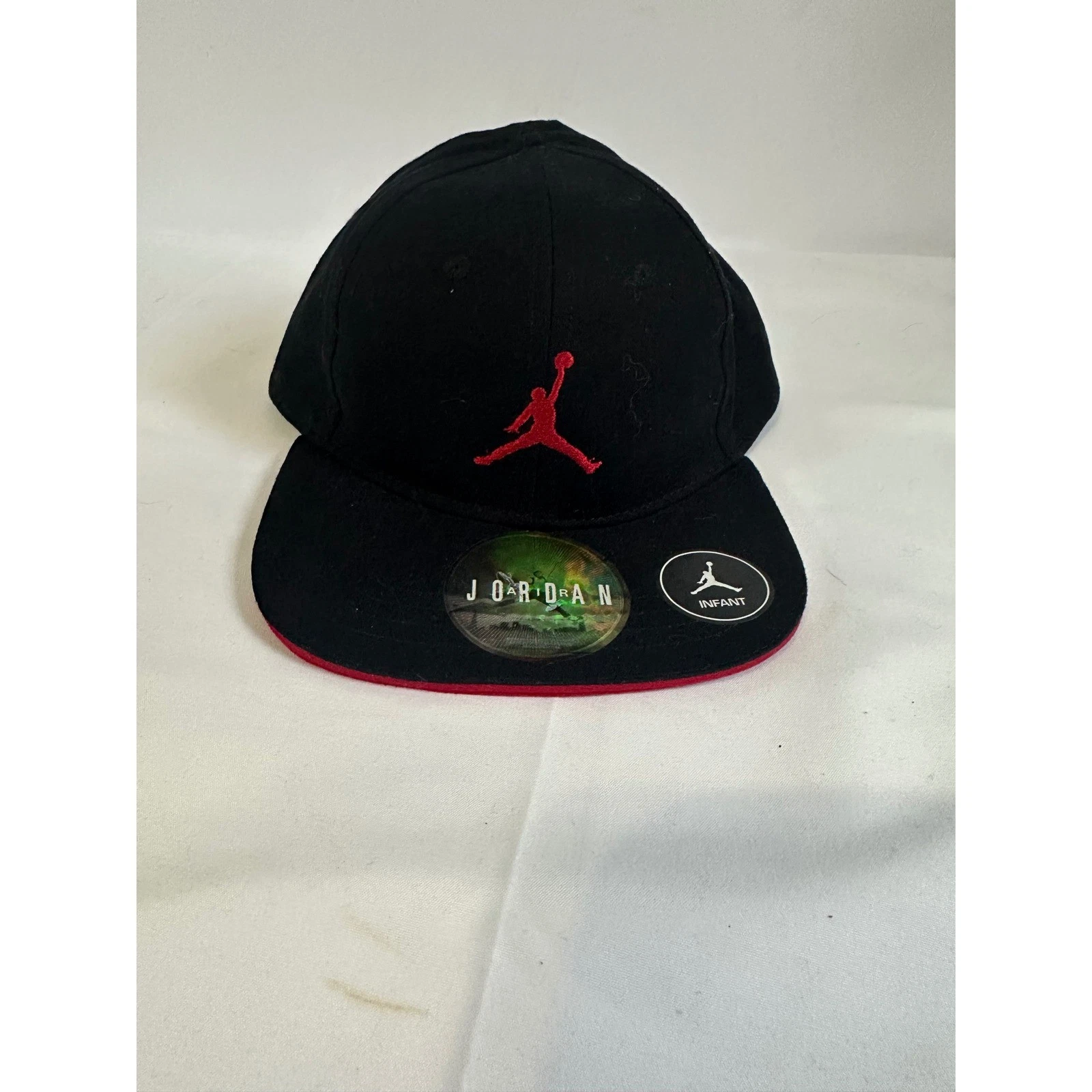 Jordan Infant Black Red Logo Adjustable Hat Cap Baby Toddler
Opens in a new window or tab