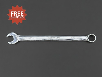 #ad Snap On Tools OEXM140B 14mm Metric Standard 12 Point Chrome Combo Wrench USA NEW $32.99
