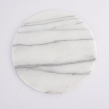 Echt Marmor Schneidebrett Topfuntersetzer ca. 25,5 cm Durchmesser