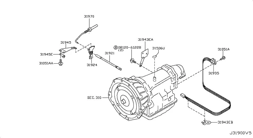 Новый оригинальный производитель автомобиля скорость революции турбины датчик для Nissan Infiniti 31935-1XJ0D - Изображение 3 из 4
