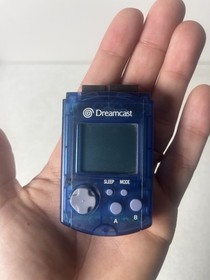 OEM Clear Blue VMU Visual Sega Unit For Dreamcast Console system