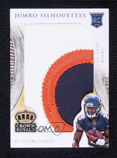 2014 Panini Crown Royale Jumbo Silhouettes Prime 8/25 Ka'Deem Carey #JS-KC 1u6