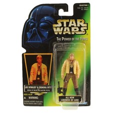 Star Wars Power of the Force POTF Green Card Luke Skywalker Ceremonial
