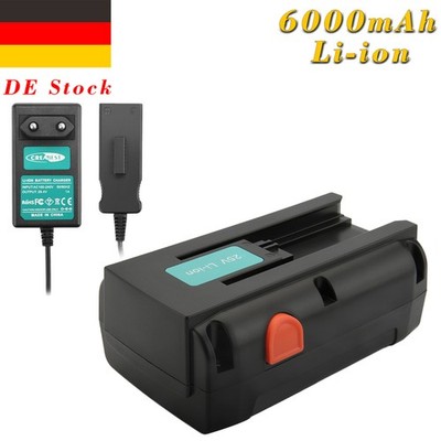 Für Gardena 04025-20 8838, 380LI Spindelmäher, 4025-20 25V 6000mAH Li-Ion Akku