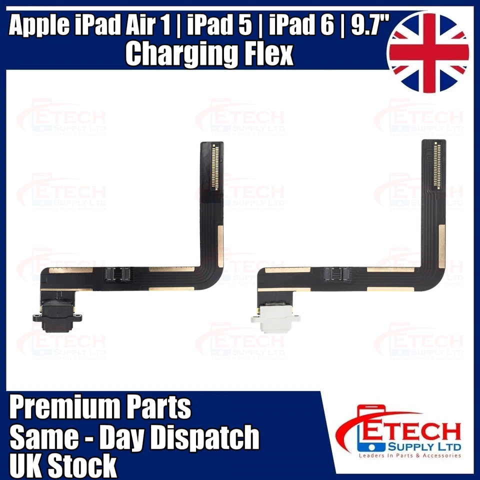 ESL Apple iPad Air 1 | iPad 5 2017 | iPad 6 2018 |Replacement Charging Port Flex