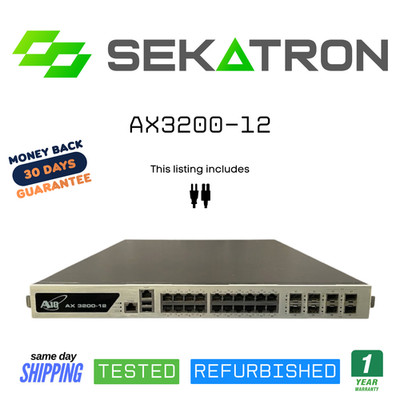   A10 Networks AX3200-12 Application Delivery Controller (ADC)  FastShip
