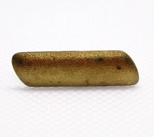 Vintage Military Rank Bar Pin Brass Metal Insignia Service Uniform