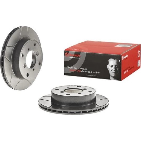 2X Brembo 09.5857.75 Bremsscheibe-image
