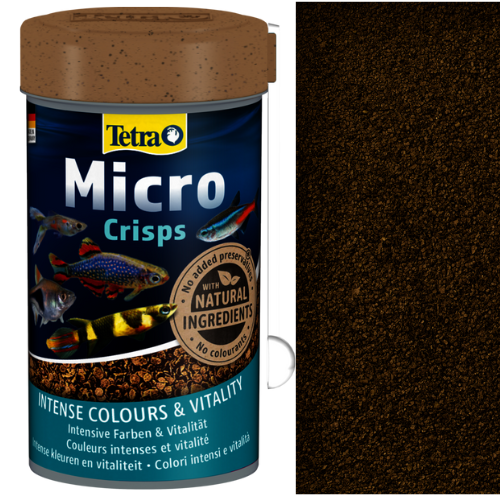 Tetra Micro Crisps Hauptfutter FüR Kleine Zierfische Intensive Farben 100 Ml-image