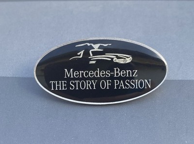 Mercedes Benz Pin Story Of Passion Anstecknadel Abzeichen 36x18mm