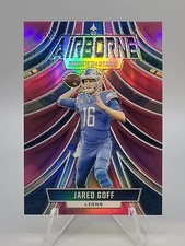 2024 Panini Rookies & Stars - Airborne Jared Goff #A-JGF Pink 66/75 💥 Lions