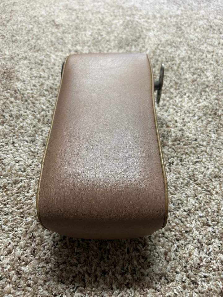 Conjunto reposabrazos central cuero tostado 86-95 Mercedes Benz 300TE sedán vagón OEM Foto 2 de 4