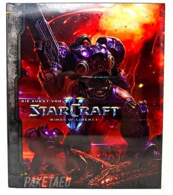 Die Kunst von StarCraft II: Wings of Liberty   German Artbook Hardcover OVP NEU
