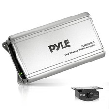 Pyle 2-Channel Weather-Resistant Marine Class D Compact Audio Amplifier