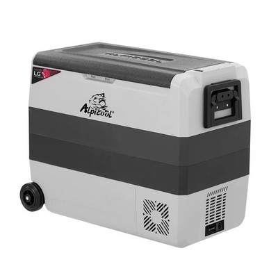 Portable Car Fridge 63Qt Dual Temp -4 F~68 F 12V Alpicool LGT60 Temperature Volt