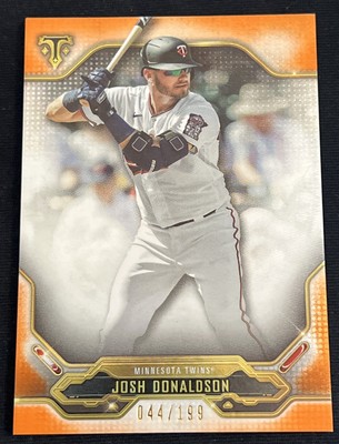 2020 Topps Triple Threads Amber Parallel /199 Josh Donaldson #91 Minnesota Twins