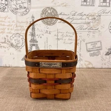 Longaberger 1993 Inaugural Basket  5 x 5 x 4.5